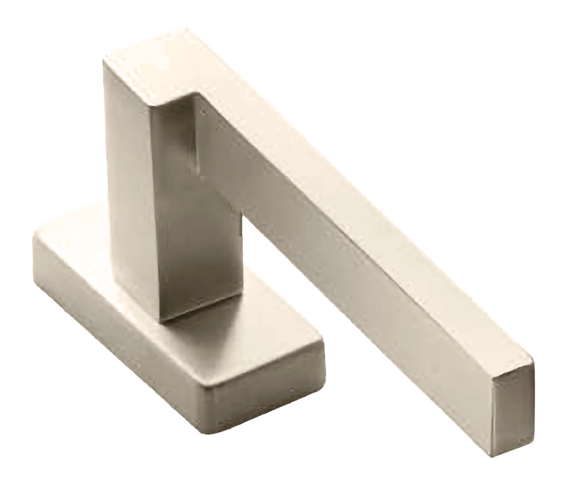 Ручка оконная STONE W1 NIS, цвет - матовый никель фото купить Пермь