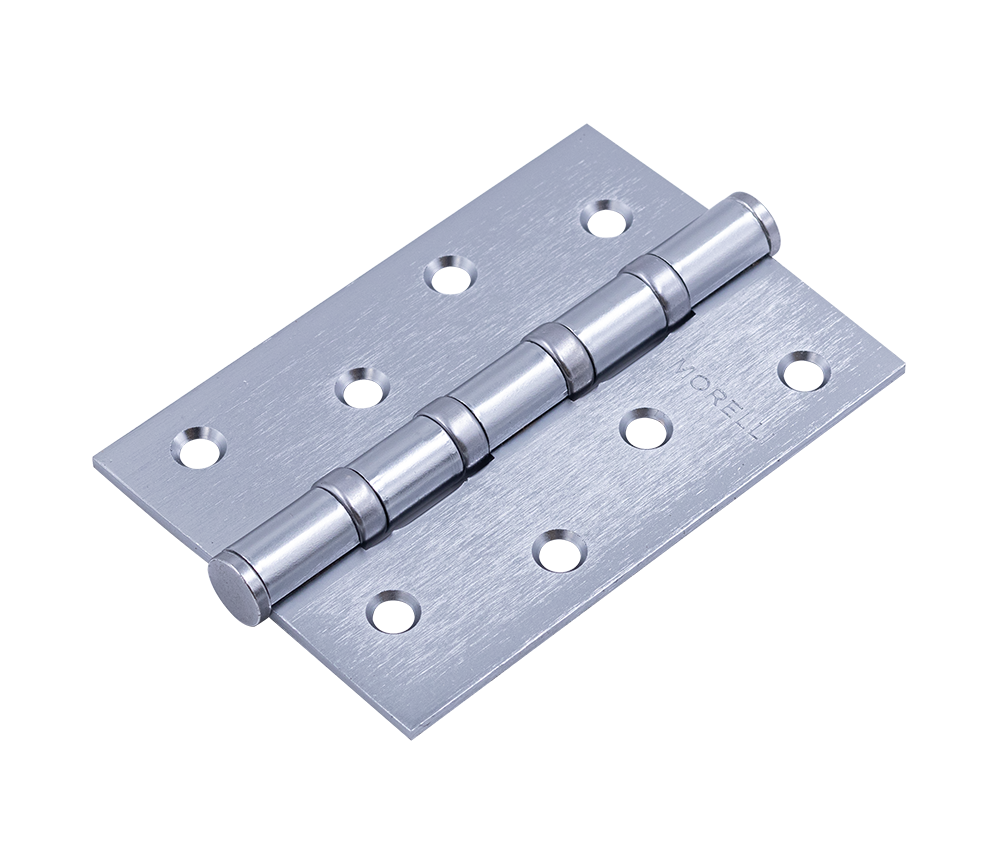 Петля карточная универсальная MSN 100X70X2.5-4BB SSC с подшипником стальная, врезная, цвет суперматовый хром, сталь фото купить в Перми