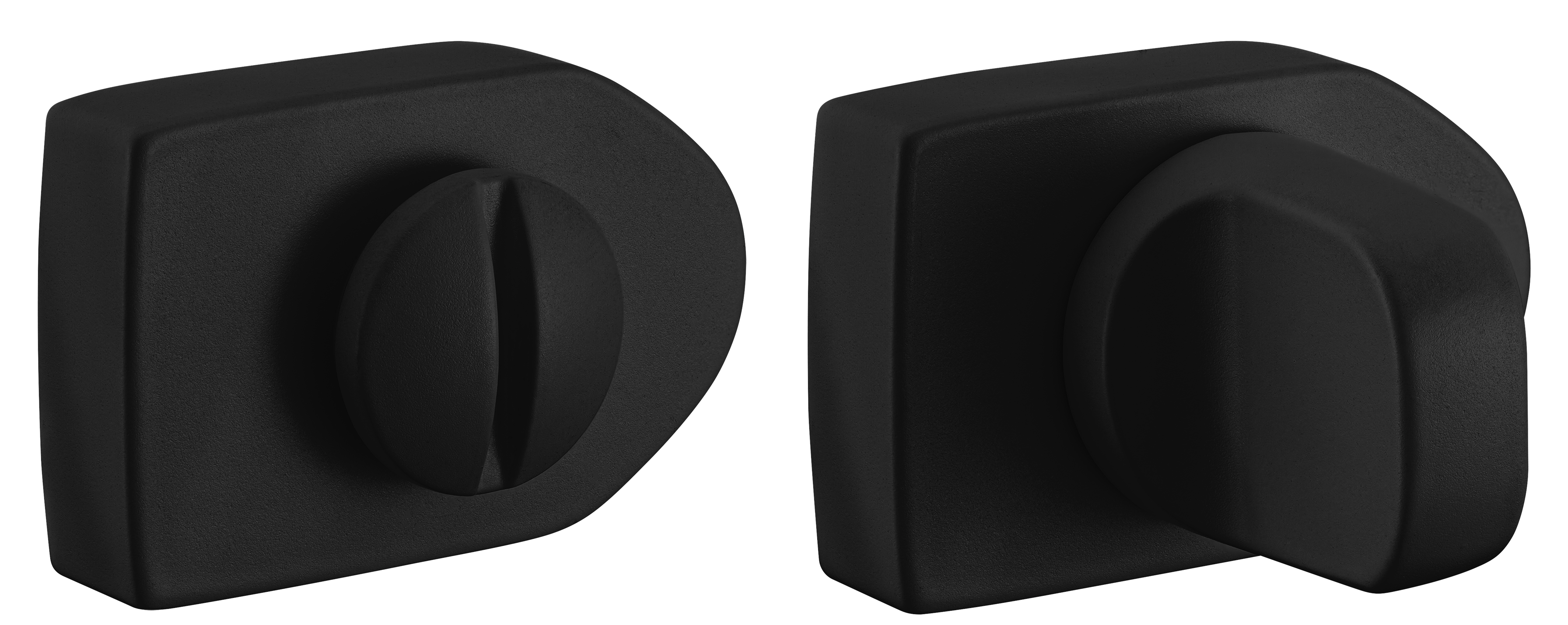 Завертка сантехническая LUX-WC-SH NERO-ST цвет - черный soft-touch фото купить Пермь