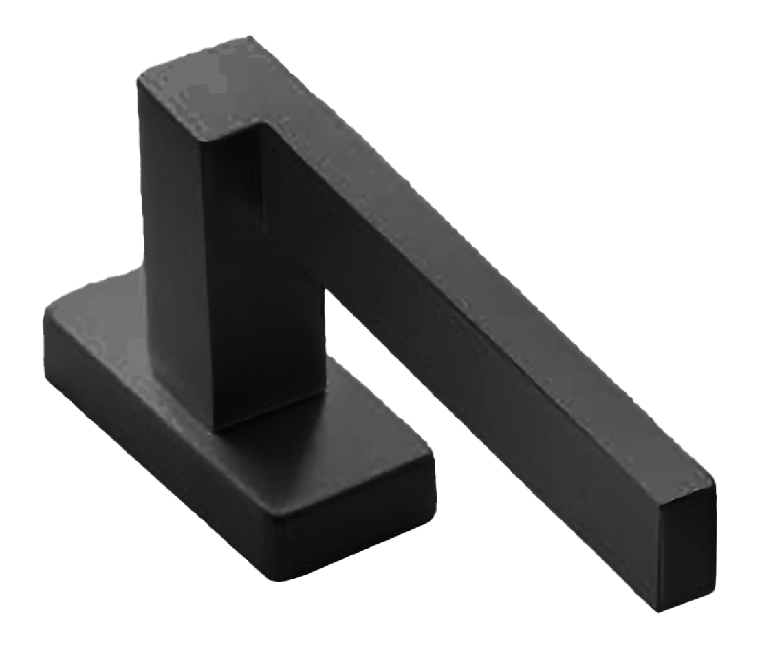 Ручка оконная STONE W1 NERO, цвет - черный фото купить в Перми