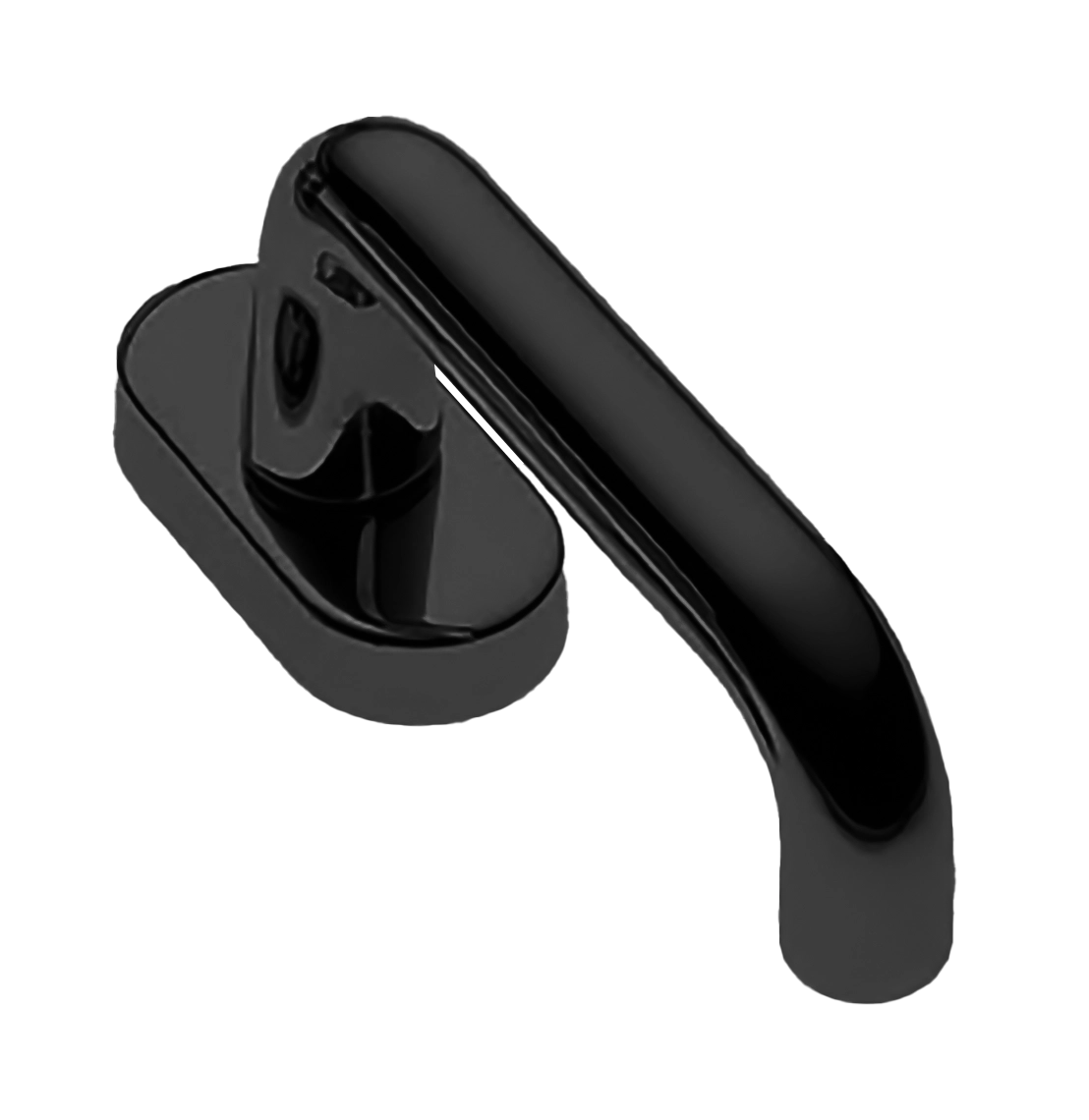 Ручка оконная IRIS W1 NERO, цвет - черный фото купить Пермь