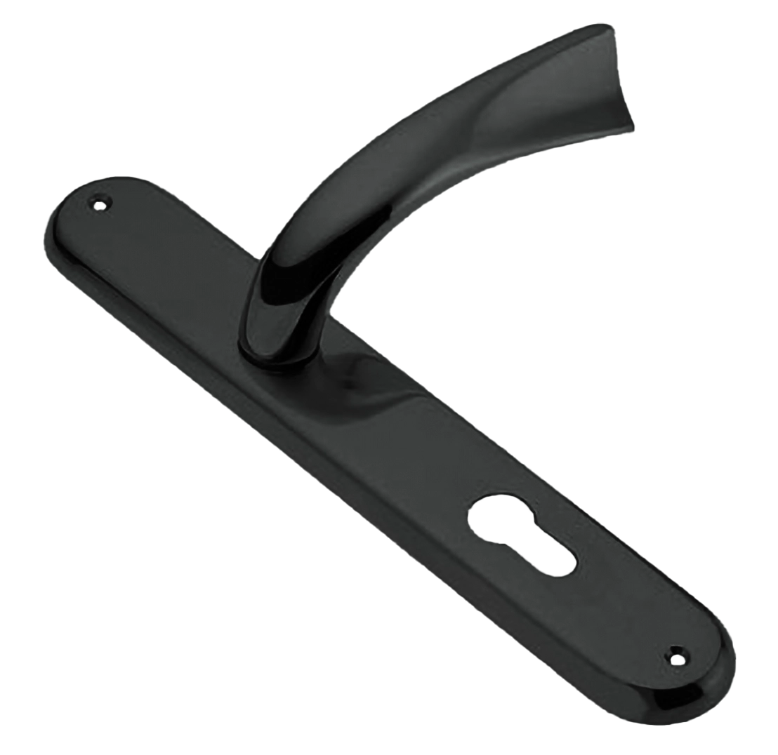 Ручка дверная на планке TENDER PL NIN, цвет черный никель, латунь фото купить в Перми