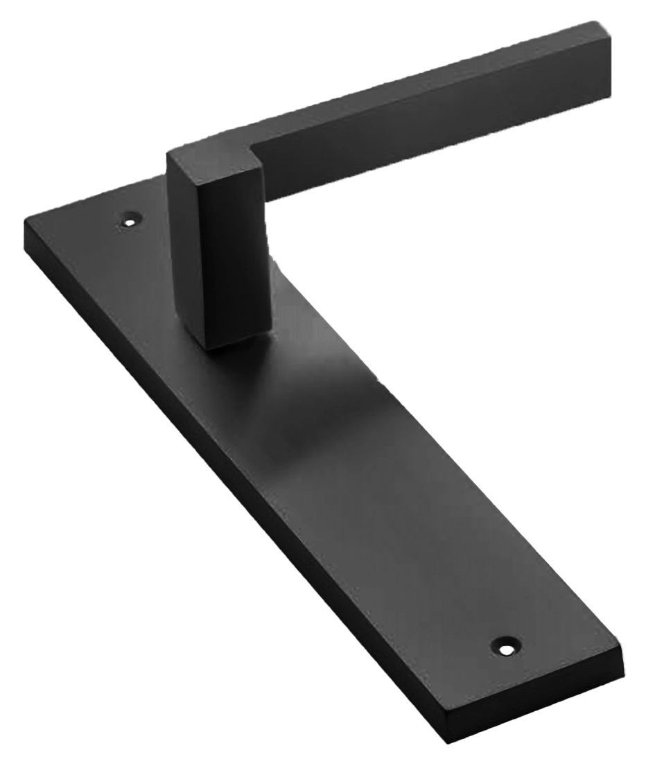 STONE PL NERO, ручка на планке, цвет - черный фото купить в Перми