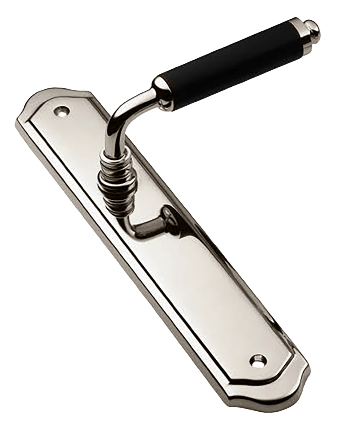 Ручка дверная на планке RIVA PL NIK, цвет никель, латунь фото купить в Перми