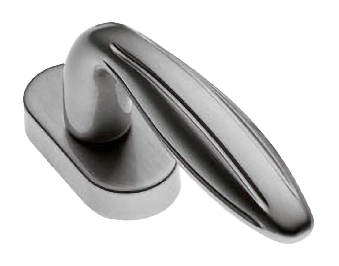 Ручка оконная BUD W1 CSA, цвет - матовый хром фото купить в Перми