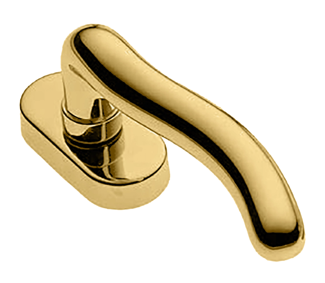 Ручка оконная SNAKE W1 OTL, цвет - золото фото купить в Перми