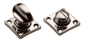 Завертка сантехническая LUX-WC-RIVA NIK на квадратной розетке цвет никель, ЦАМ фото купить в Перми