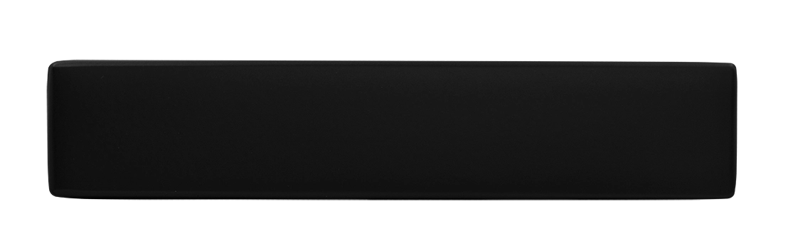 Ручка дверная SHUTTLE NERO-ST цвет черный soft-touch, ЦАМ фото купить в Перми