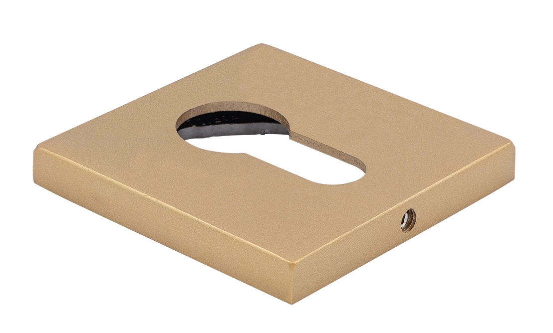 Накладка на замок MH-KH-S6 FTG под евроцилиндр, цвет матовое итальянское золото фото купить Пермь