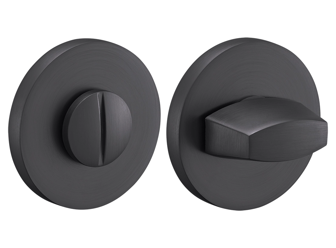 Завертка сантехническая MH-WC-R6 GR на круглой розетке, цвет графит, ЦАМ фото купить Пермь