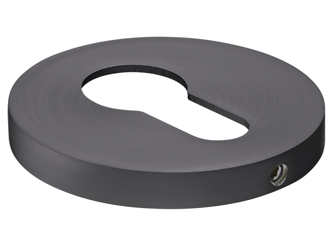 Накладка на замок MH-KH-R6 GR на круглой розетке, цвет матовый графит фото купить Пермь