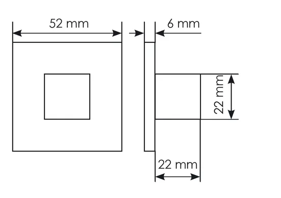 Комплект дверных ручек MH-54-S6 BL с заверткой MH-WC-S6 BL + замок M1895 BL, цвет черный фото дверная фурнитура Пермь