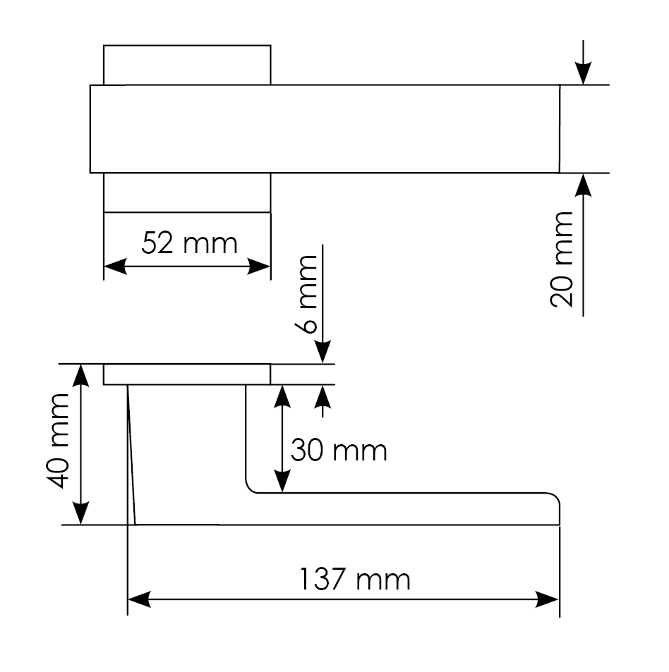 Комплект дверных ручек MH-56-S6 BL с заверткой MH-WC-S6 BL + магнитный замок M1895 BL, цвет черный фото morelli Пермь