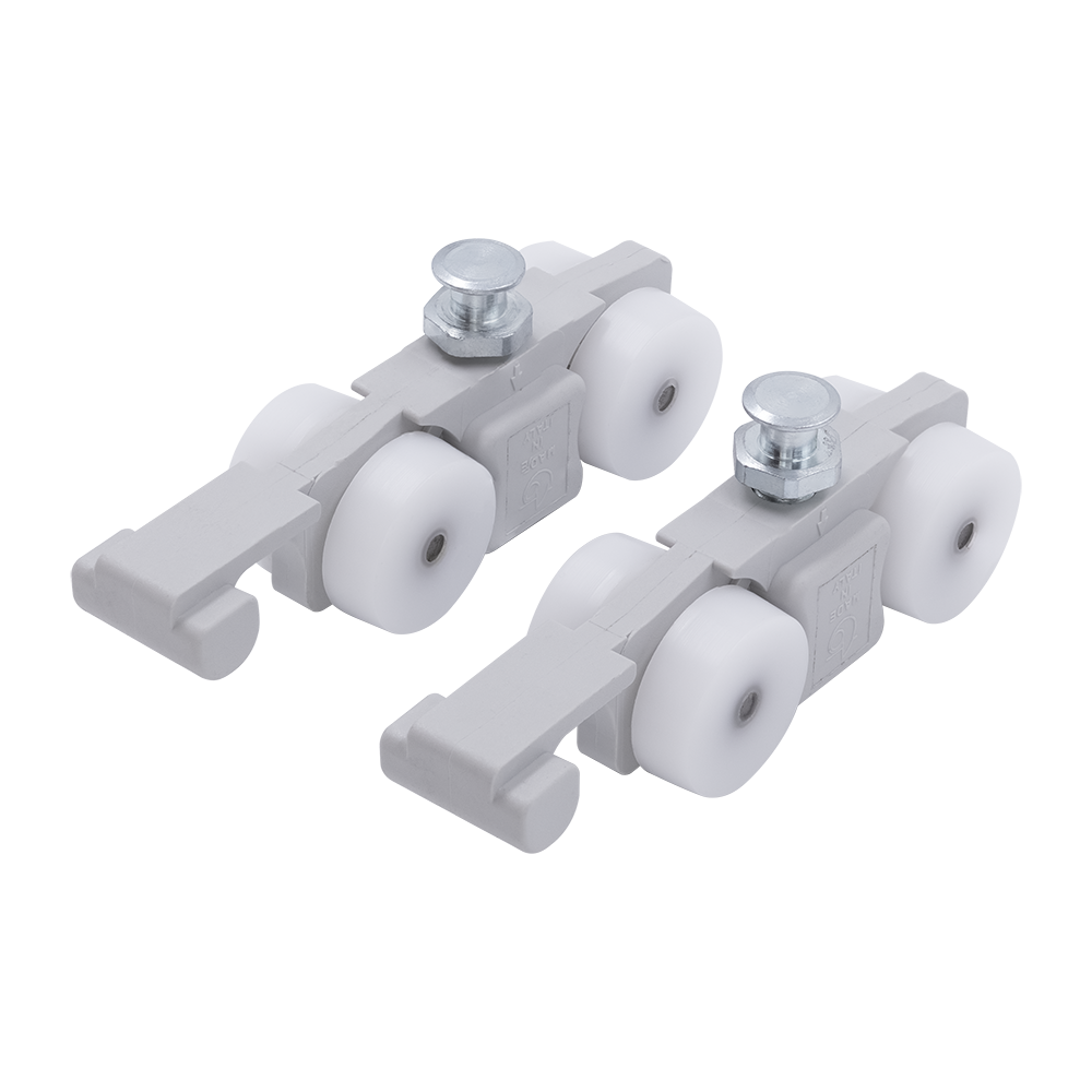Комплект ролик-стопор SLIDING SET 1-SO 40kg NEW для синхр. открывания, дверь до 40кг фото фурнитура Пермь