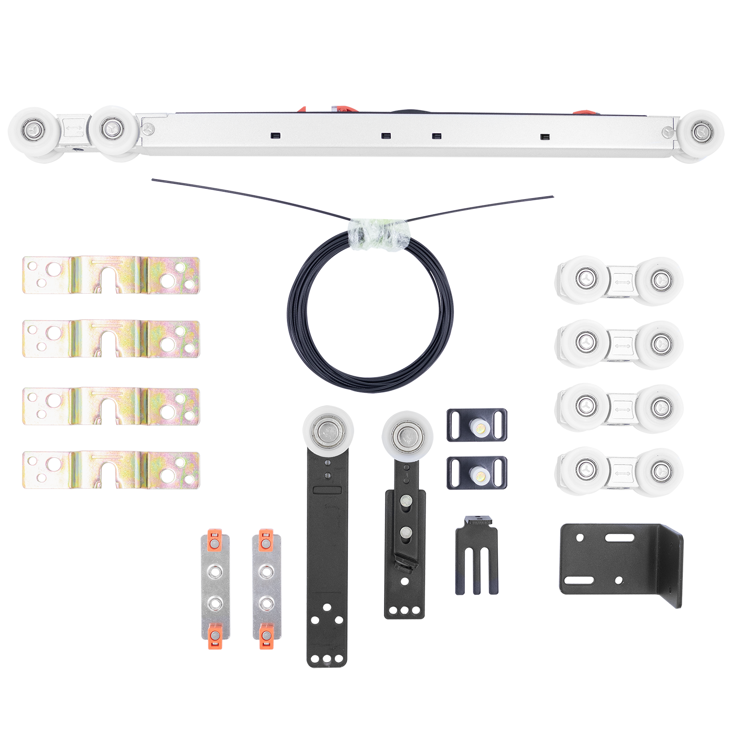SET-TS 2+1, комплект системы TS для раздвижных дверей на 3 полотна (2 подвижных и 1 стационарное) фото купить Пермь