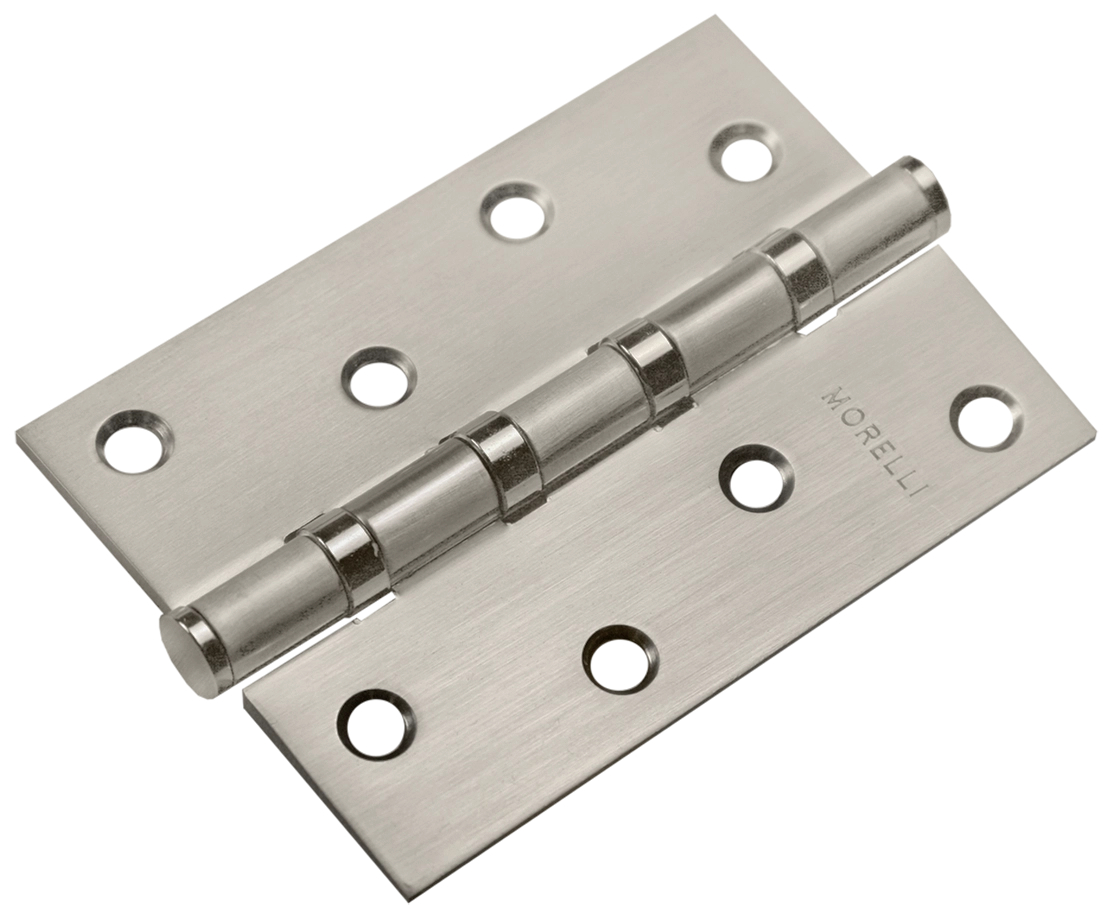 Петля карточная универсальная MSN 100X70X2.5-4BB MSN с подшипником стальная, врезная, цвет матовый сатинированный никель, сталь фото купить Пермь