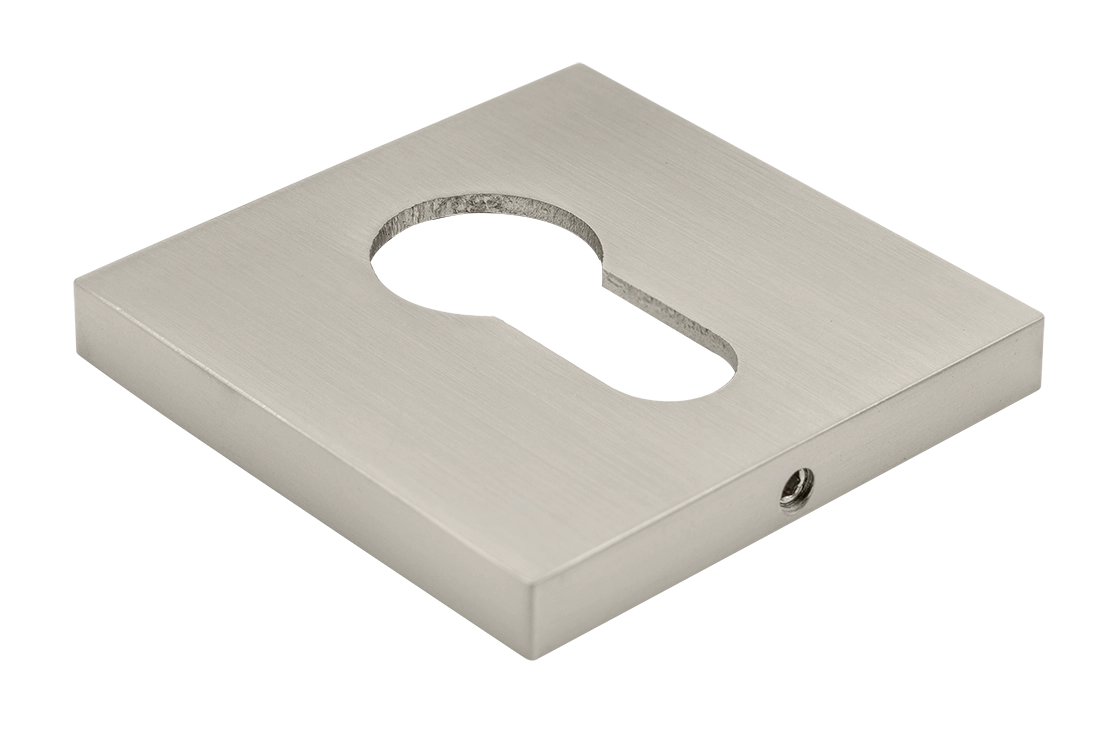 Накладка на замок MH-KH-S6 MSN под евроцилиндр, цвет матовый хром фото купить Пермь