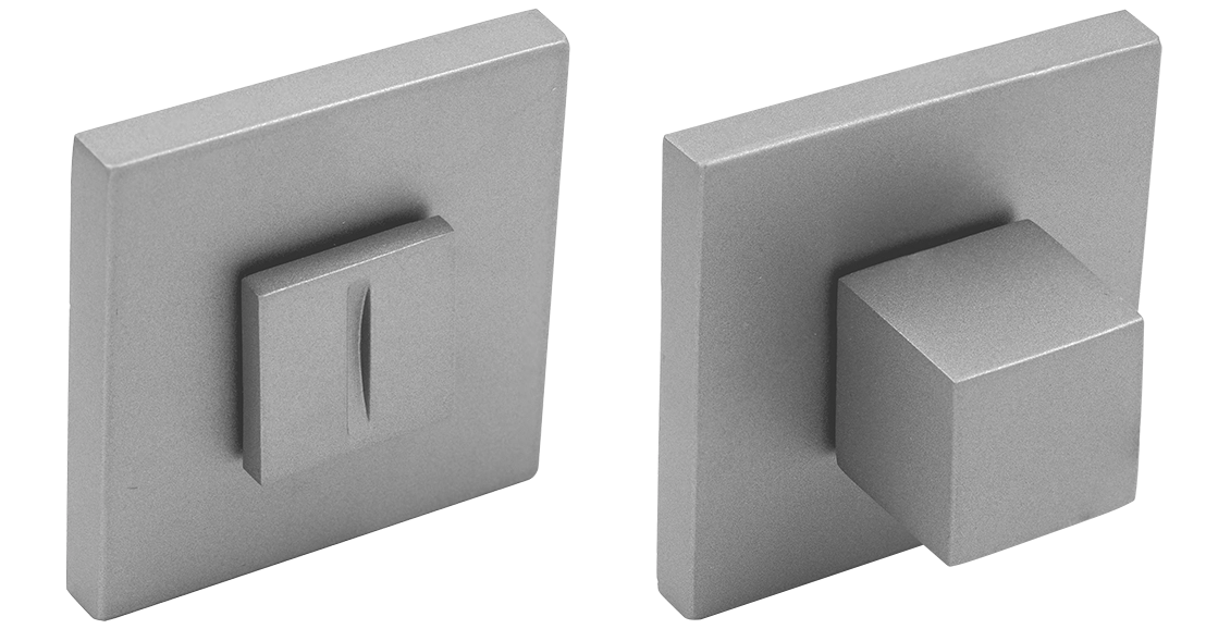 Завертка сантехническая MH-WC-S6 ASC на квадратной розетке цвет анодированный матовый хром, ЦАМ фото купить Пермь