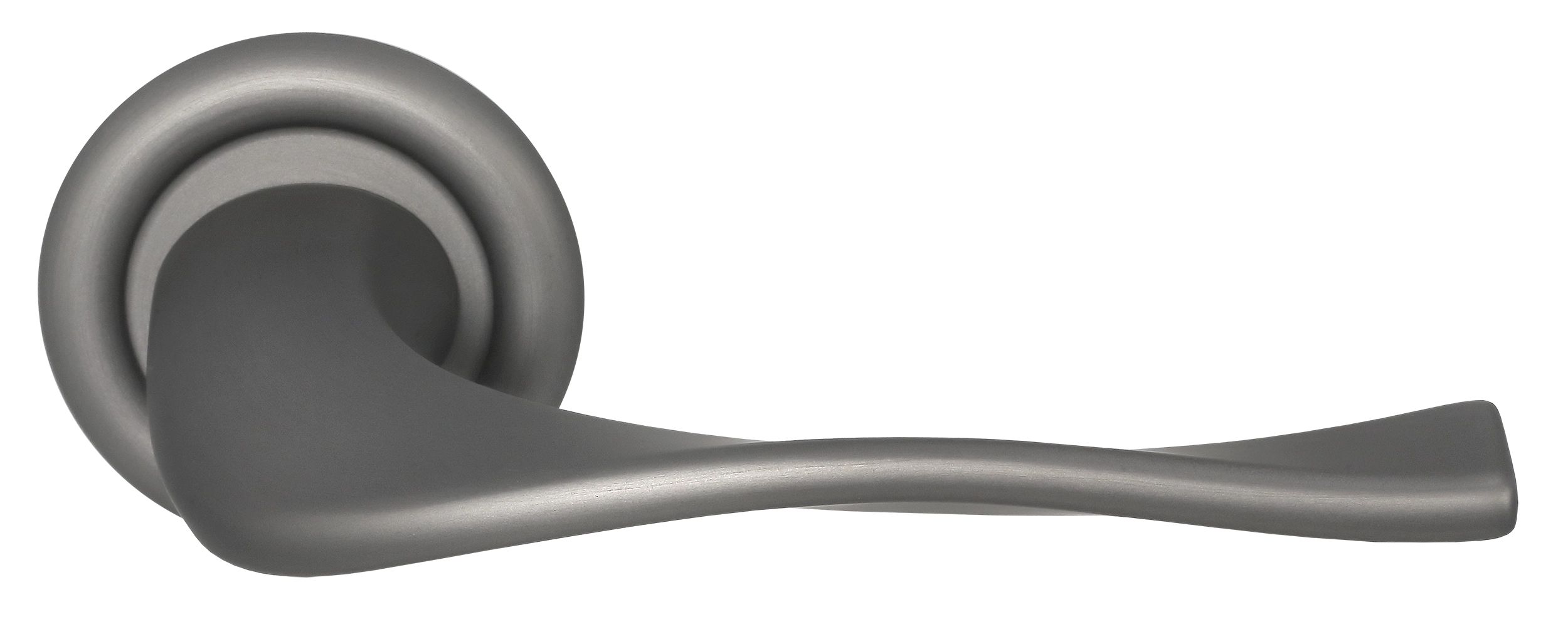 Ручка дверная SKYSCRAPER R7 WF на круглой розетке, цвет Зимняя стужа/Winter Frost фото купить Пермь