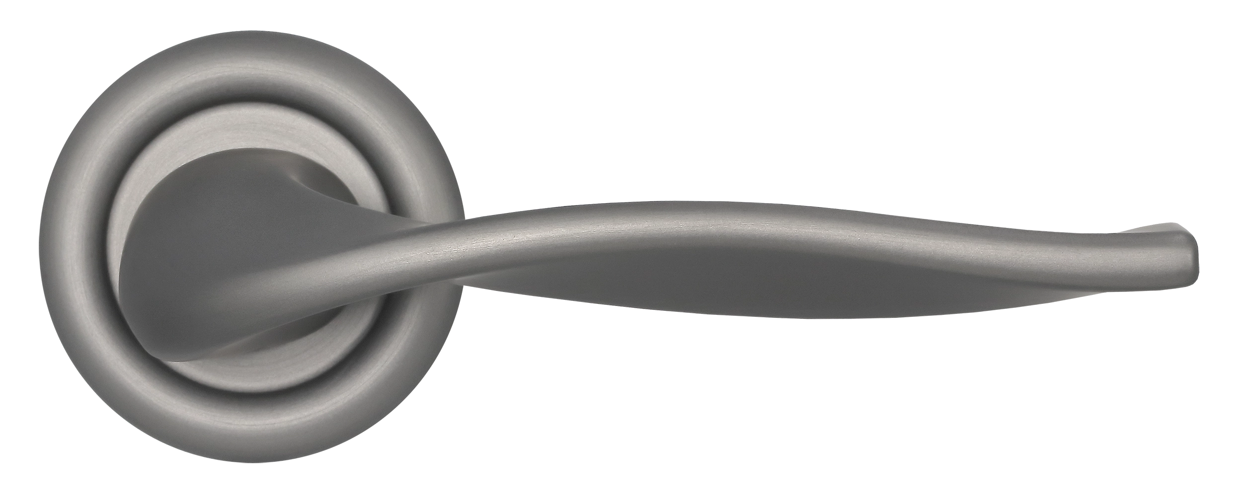 Ручка дверная SKYSCRAPER R7 WF на круглой розетке, цвет Зимняя стужа/Winter Frost фото купить в Перми