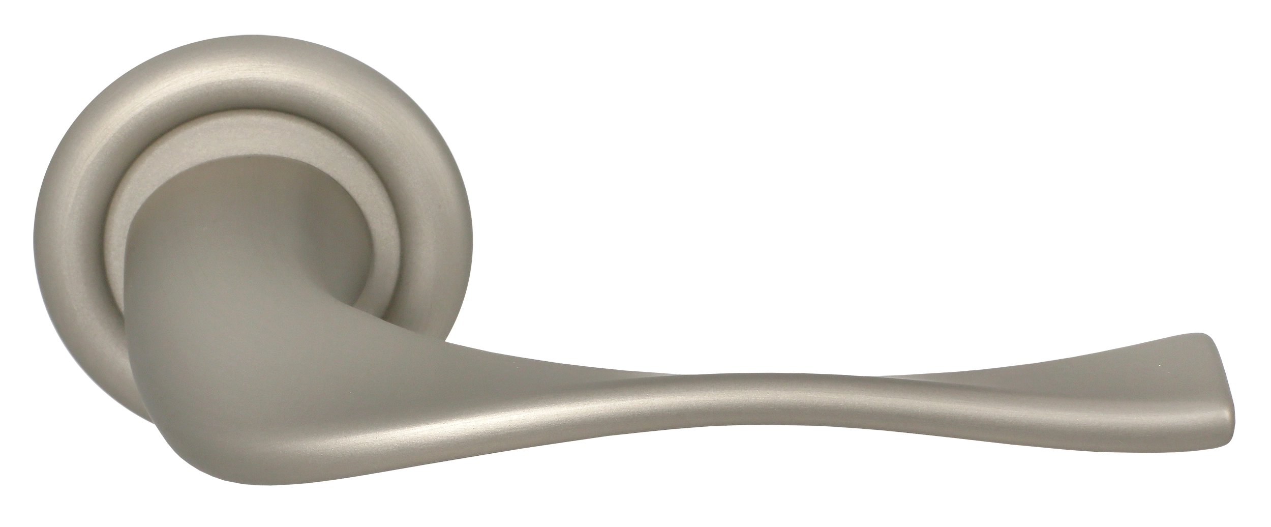 Ручка дверная SKYSCRAPER R7 SMI на круглой розетке, цвет Весенняя дымка/Spring Mist фото купить Пермь