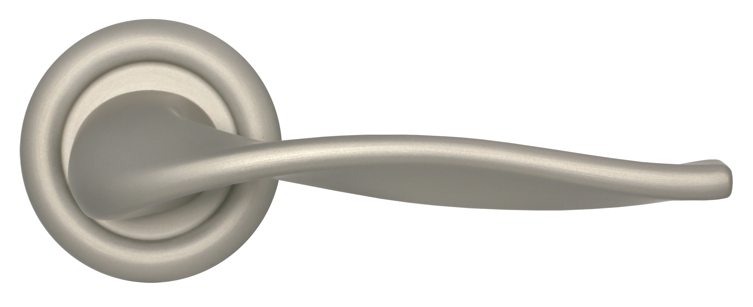 Ручка дверная SKYSCRAPER R7 SMI на круглой розетке, цвет Весенняя дымка/Spring Mist фото купить в Перми