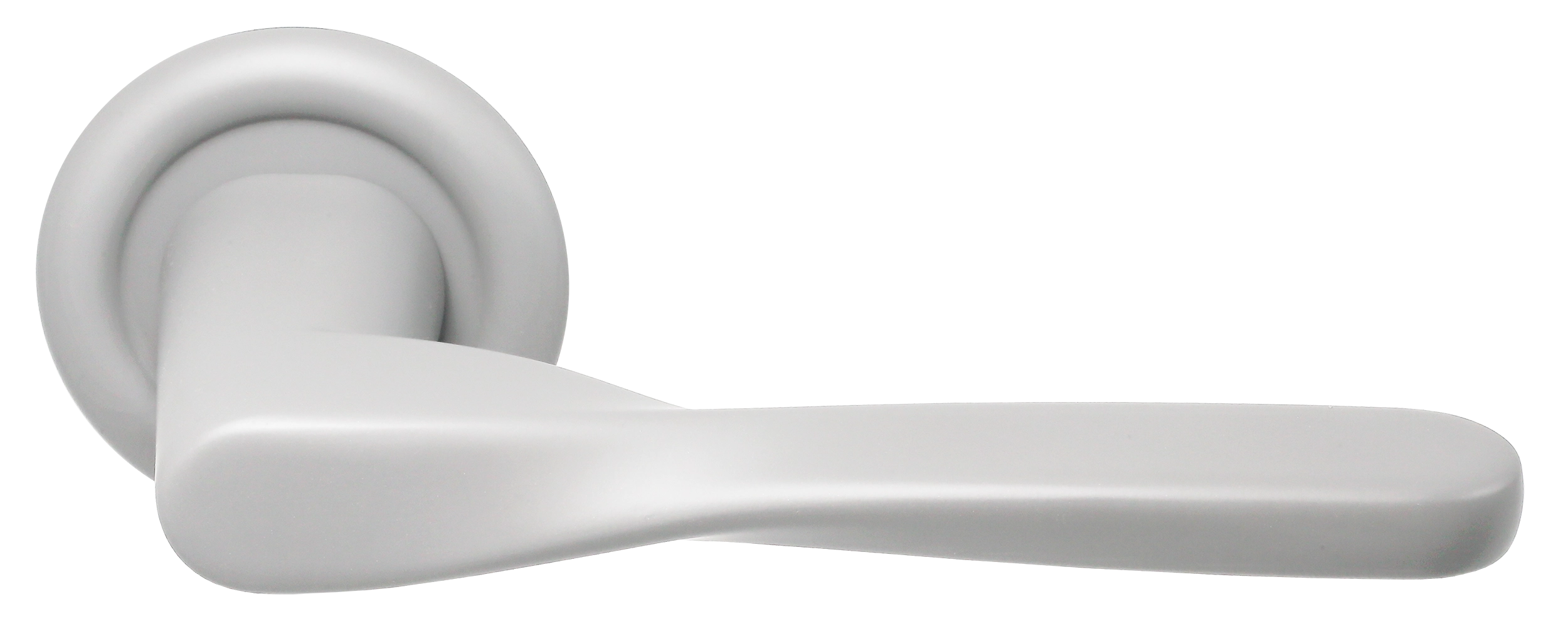 Ручка дверная THE OLYMPICS R7 SSW на круглой розетке, цвет Стокгольмский снегопад/Stockholm Snowfall фото купить Пермь