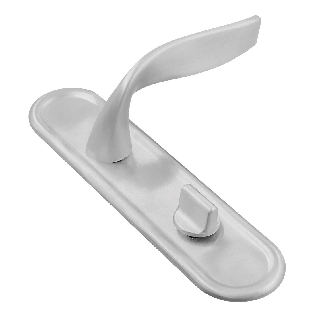 Ручка дверная SKYSCRAPER PLR SSW на планке, цвет Стокгольмский снегопад/Stockholm Snowfall фото купить Пермь