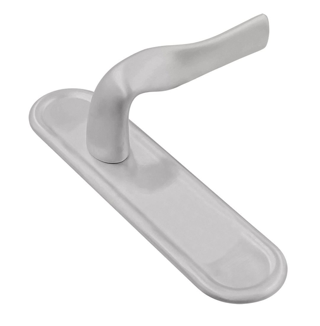 Ручка дверная LVB PLR SSW на планке, цвет Стокгольмский снегопад/Stockholm Snowfall фото купить Пермь