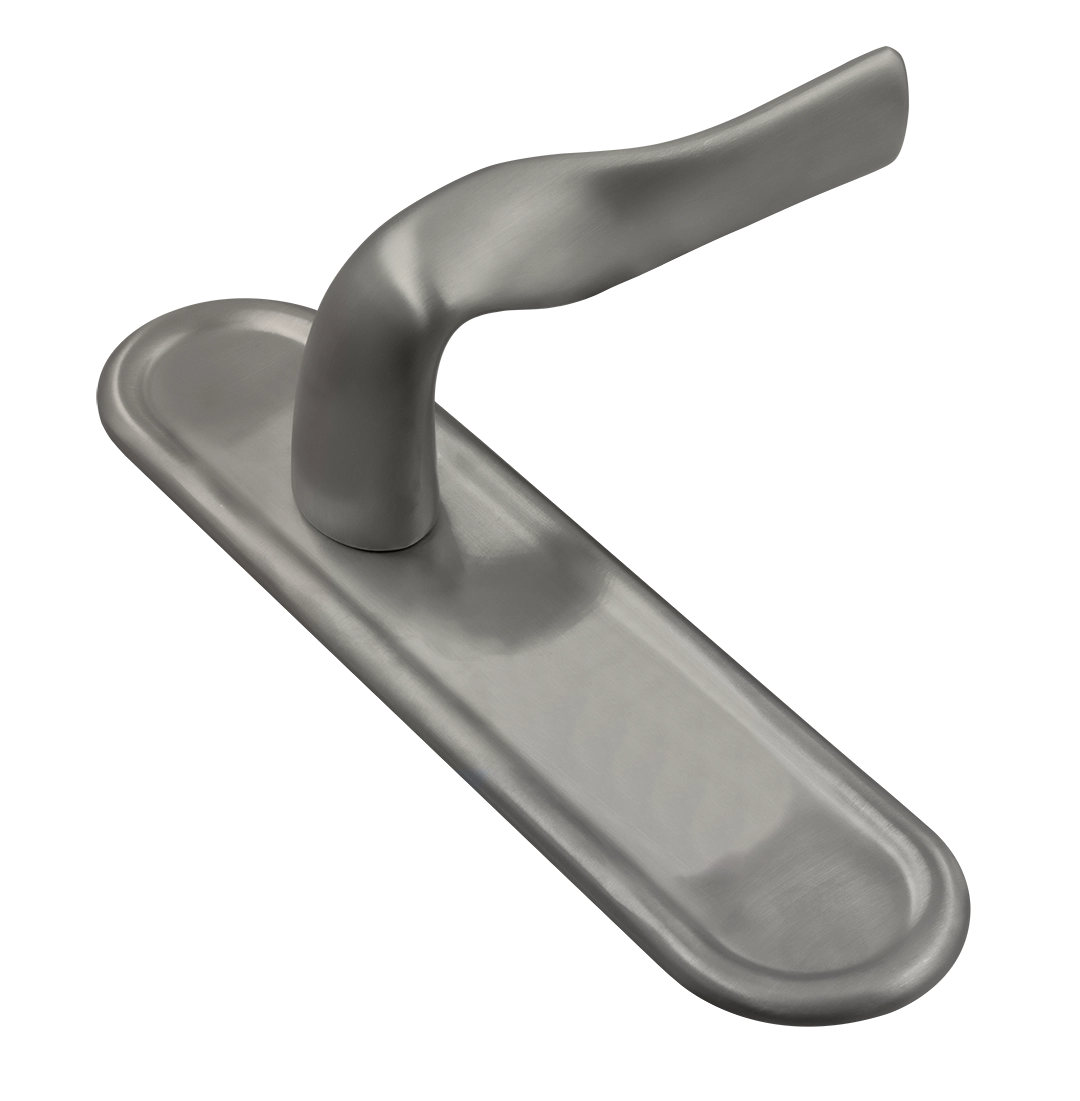 Ручка дверная LVB PLR WF на планке, цвет Зимняя стужа/Winter Frost фото купить Пермь