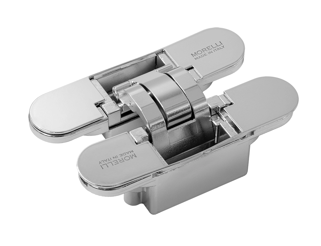 Петля скрытая HH-20 PC, врезная с 3D-регулировкой, вес полотна до 60 кг цвет хром фото купить Пермь