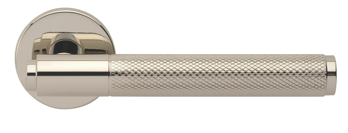 BRIDGE R6 NIS, ручка дверная с усиленной розеткой, цвет -  матовый никель фото купить Пермь