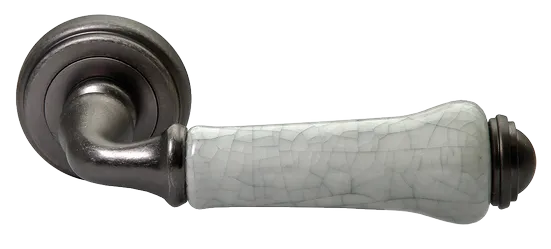 UMBERTO, ручка дверная MH-41-CLASSIC OMS/GR, цвет - старое мат.серебро/серый фото купить Пермь