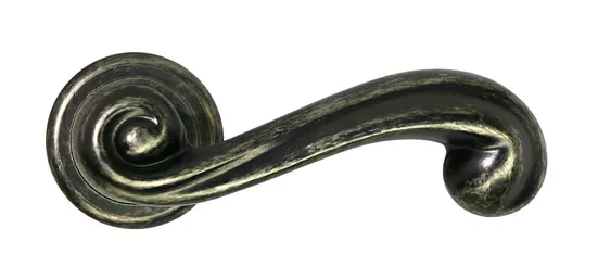 PLAZA, ручка дверная CC-1 FEA, цвет - состаренное серебро фото купить в Перми