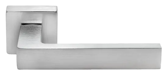 Ручка дверная HORIZONT S5 CSA раздельная на квадратной розетке, цвет мат.хром, ЦАМ фото купить Пермь
