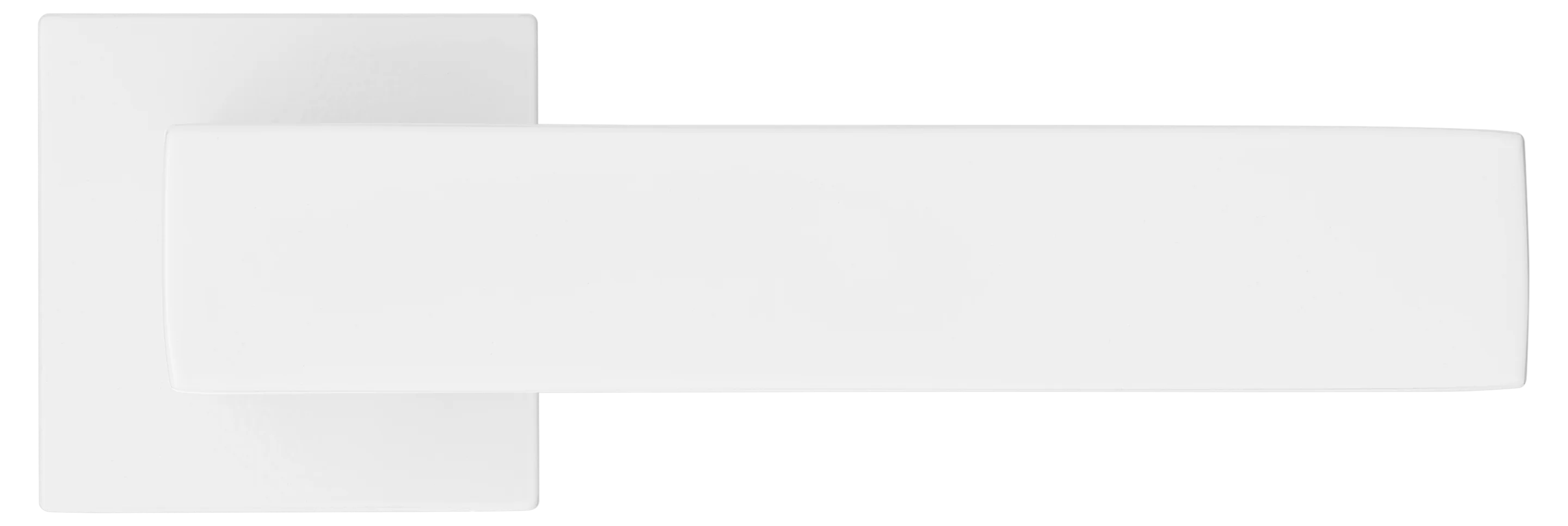 MIRA, ручка дверная на квадратной розетке MH-54-S6 W, цвет - белый фото купить в Перми