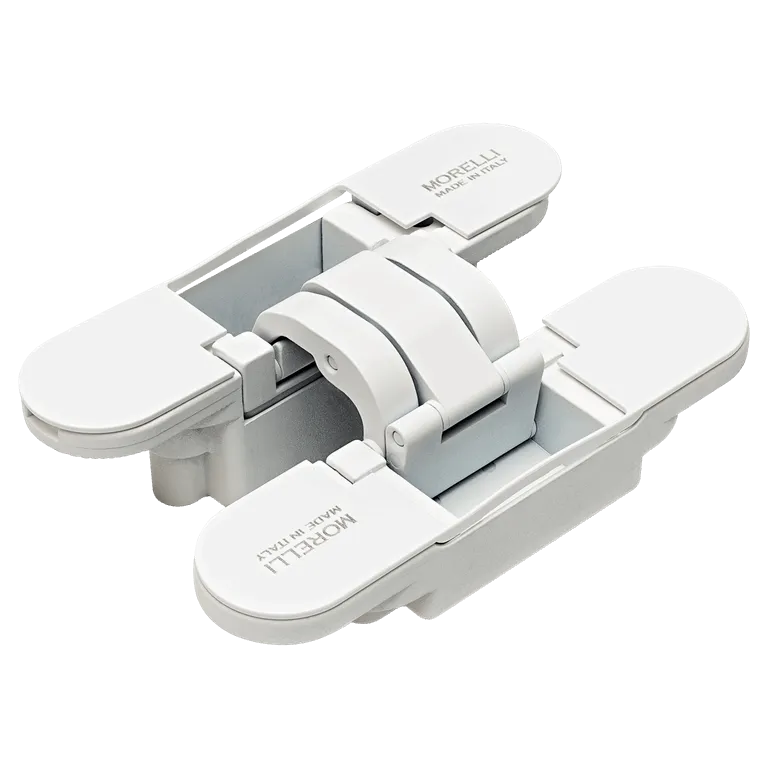 Петля скрытая HH-20 W, врезная с 3D-регулировкой, вес полотна до 60 кг, цвет белый фото купить Пермь