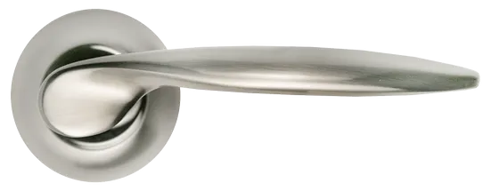 ПОРТАЛ, ручка дверная MH-07 SN, цвет - белый никель фото купить в Перми
