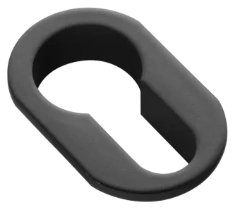 LUX-KH-RM NERO, накладка на евроцилиндр, цвет - черный