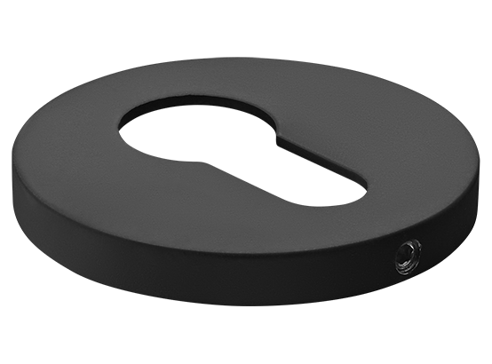 Накладка на ключевой цилиндр, на круглой розетке 6 мм, MH-KH-R6 BL, цвет - чёрный фото купить Пермь