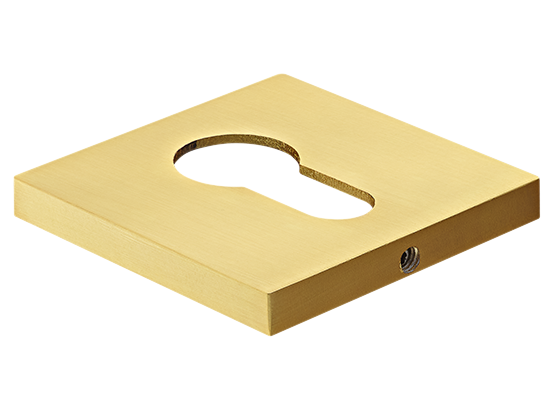 Накладка на ключевой цилиндр, на квадратной розетке 6 мм, MH-KH-S6 MSG, цвет - мат. сатинированное золото фото купить Пермь