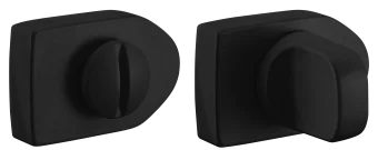 LUX-WC-SH NERO, завертка сантехническая, цвет- черный