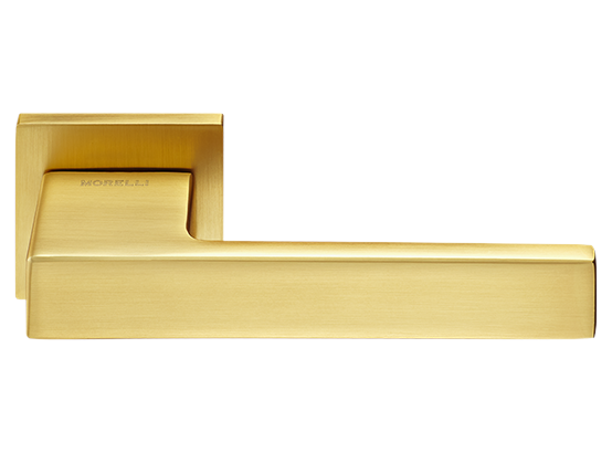 LOT ручка дверная на квадратной розетке 6 мм MH-56-S6 MSG, цвет - мат.сатинированное золото фото купить Пермь